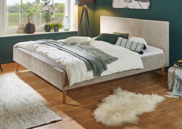 Polsterbett Leros in taupe Liegefläche 180 x 200 cm