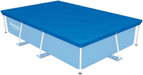 PE-Abdeckplane 264 x 174 cm, blau, eckig