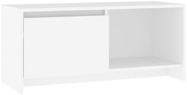 vidaXL TV-Schrank Weiß 90x35x40 cm Holzwerkstoff 809782