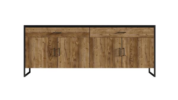 'TARABO' Sideboard Fichte/ schwarz