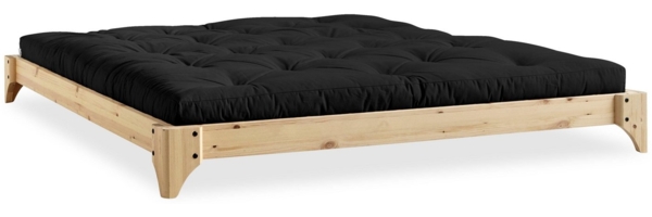 Futonbett Bett ELAN 140 x 200 Massivholzbett Gestell Kiefer natur, von Karup Bild 2