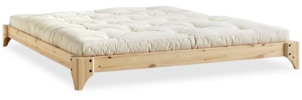 Futonbett Bett ELAN 140 x 200 Massivholzbett Gestell Kiefer natur, von Karup Bild 4