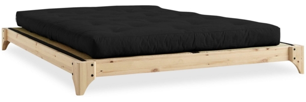 Futonbett Bett ELAN 140 x 200 Massivholzbett Gestell Kiefer natur, von Karup Bild 3