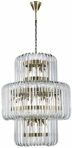 Casa Padrino Luxus Kronleuchter Gold Ø 80 x H. 107 cm - Hotel & Restaurant Kronleuchter
