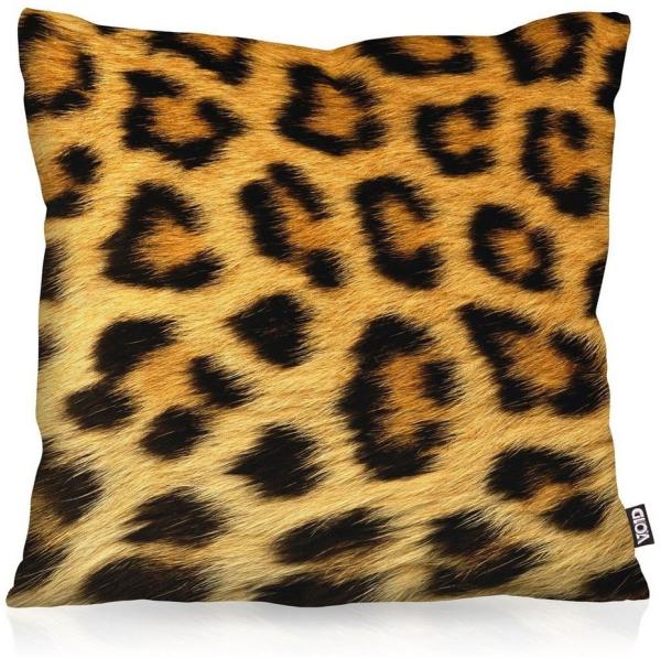 VOID Kissenbezug, Leopardenfell Leopard Outdoor Leo katze fell wildkatze