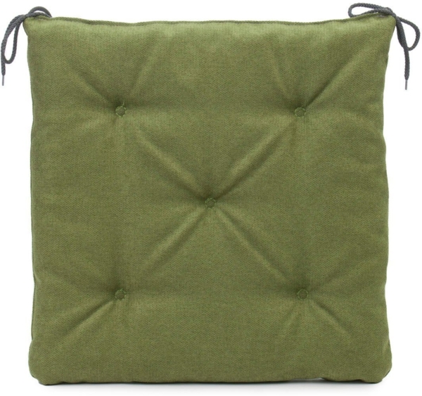 Gözze Sitzauflage Darco Uni, (1 St), 1 Stück, Maße: 40 x 40 x 4 cm, mit Füllung, mit Bindebändern