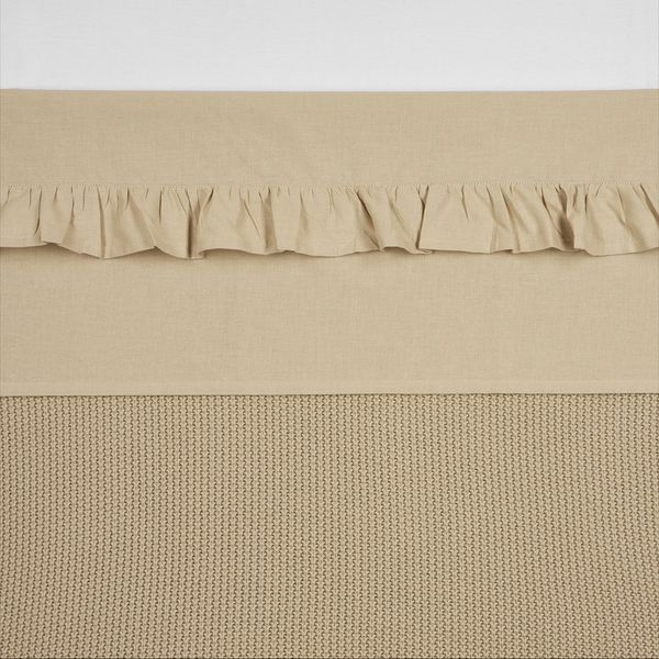Meyco Babylaken - Ruffle - Sand Braun sand