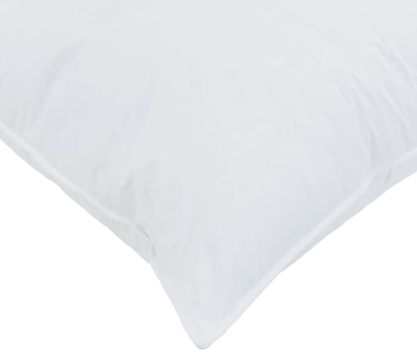 vidaXL Kopfkissen mit Kissen 2 pcs Weiß 60 x 60 cm Baumwolle 42007709 Bild 7