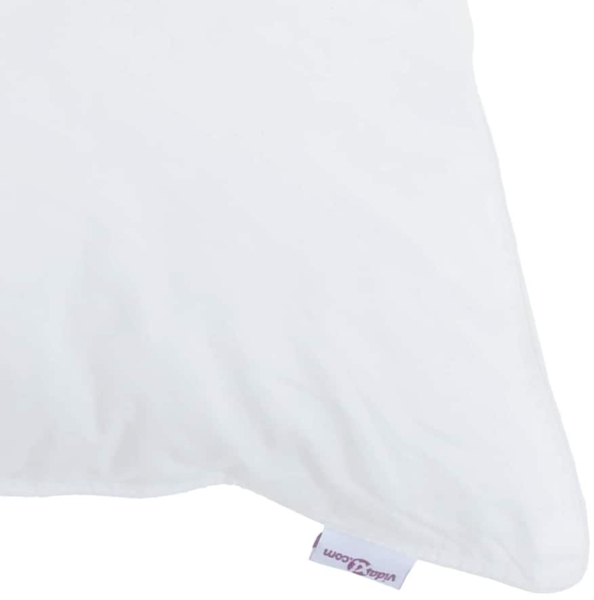 vidaXL Kopfkissen mit Kissen 2 pcs Weiß 60 x 60 cm Baumwolle 42007709 Bild 8