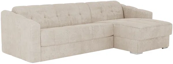 Vente-unique - DARIELO Sofa Stoff Beige - B 223 cm152 cm x H 93 cm x L 295 cm Bild 5