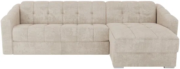 Vente-unique - DARIELO Sofa Stoff Beige - B 223 cm152 cm x H 93 cm x L 295 cm Bild 4