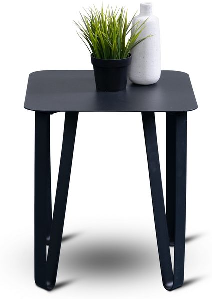 Beistelltisch >Beistelltisch Emma 1< in schwarz - 40x45x40 (BxHxT)