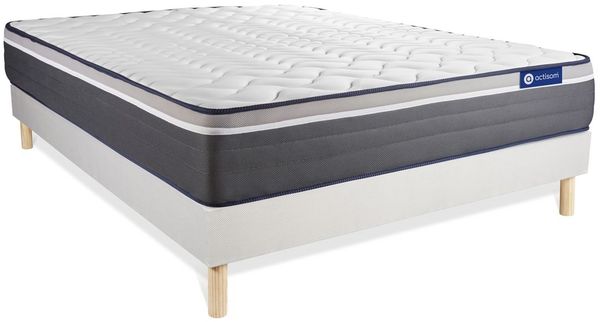 Actilatex plus Matratze 130x200 cm + Bettgestell mit Lattenrost, Härtegrad 5, Latex und Memory-Schaum, Höhe : 26 cm Bild 3