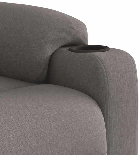 vidaXL Massagesessel Elektrisch Taupe Stoff 3303029 Bild 11