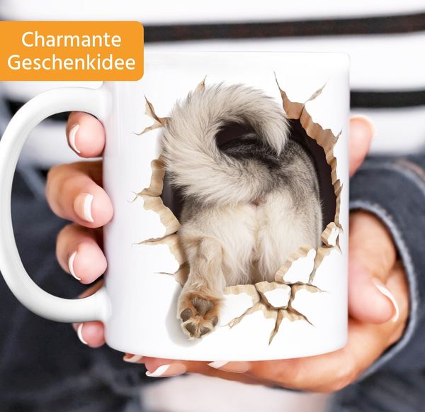 MoonWorks Tasse Tasse für Husky-Halter Geschenk Hundebesitzer Tierfreunde, Keramik