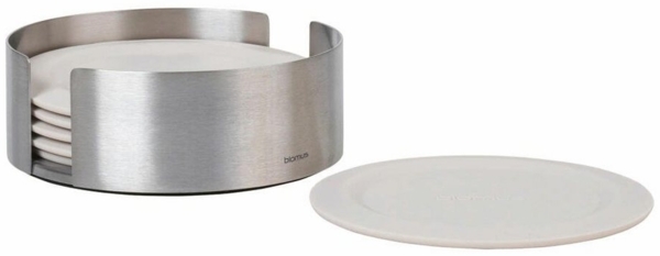 blomus Getränkeuntersetzer Lareto 6er Set Moonbeam