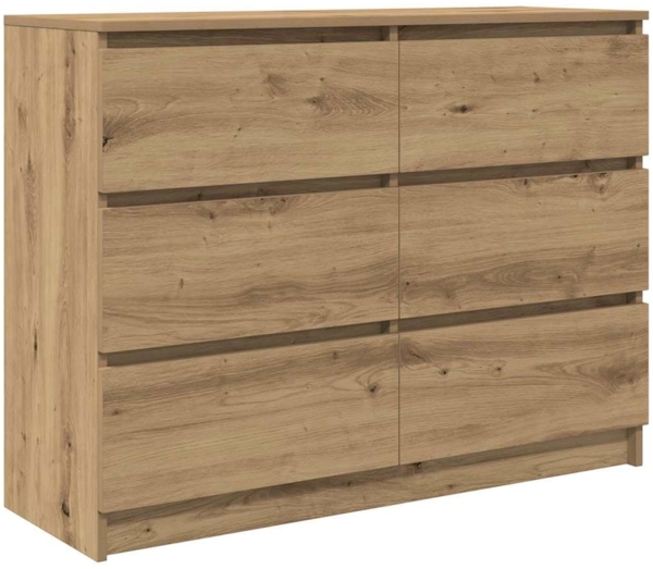 vidaXL Sideboard Artisan-Eiche 100x35x76 cm Holzwerkstoff 3328506