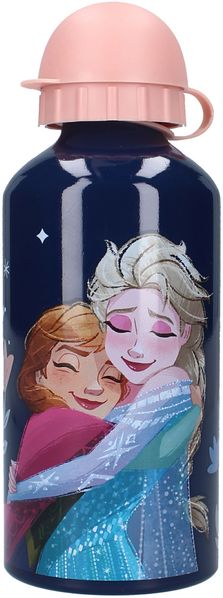 Disney Frozen II 500 ml Wasserflasche – Kinderflasche mit Griff & Strohhalm