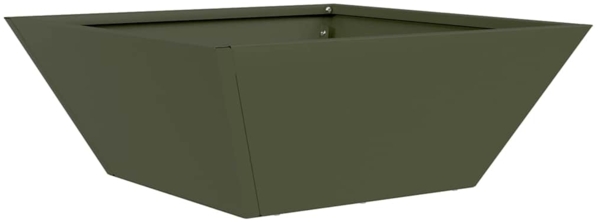 vidaXL Garten-Pflanzgefäß Olive Grün 40 x 40 x 15 cm 873816
