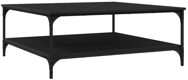 vidaXL Couchtisch Schwarz Eichen-Optik 100 x 100 x 40 cm Holzwerkstoff 883502