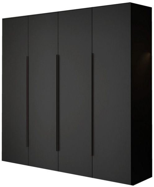 Compleo Drehtürenschrank mit Metallgriffe STELLS, Elegant design, Kleiderstange