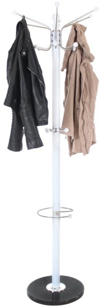 tectake Garderobenständer Kleiderständer, aus Metall und Marmor