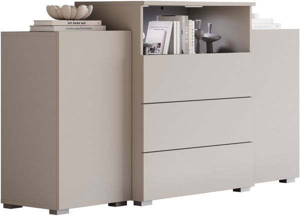 Home affaire Sideboard URBAN III, Moderne Kommode mit 3 Schubladen und 4 Fächern, Breite 150 cm Bild 2