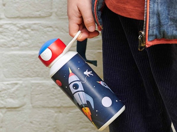 Mepal 'Campus' Lunch-Set mit Pop-up Trinkflasche & Lunch Box, Kunststoff Spiderman, 400 ml / 750 ml Bild 7