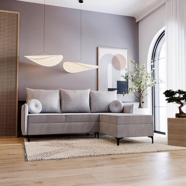 Compleo Ecksofa mit Schlaffunktion LEO Breite: 213 cm, Modern design