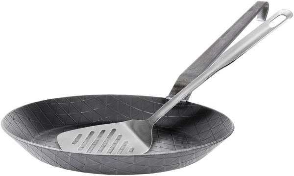 GRÄWE PROFI schmiedeeiserne Bratpfanne schwer Ø 24 cm - MADE IN GERMANY