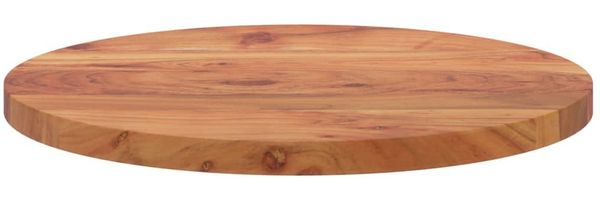 vidaXL Tischplatte Ø50x2,5 cm Rund Massivholz Akazie 370048 Bild 4