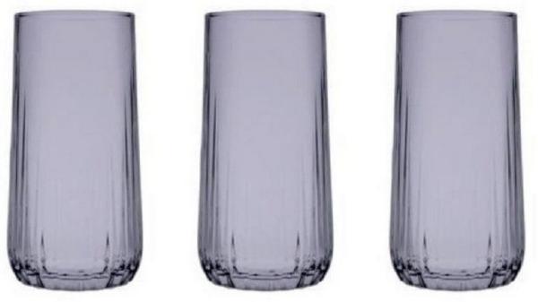 Pasabahce 420695 Nova Trinkglas Su Bardagi 3-teilig 360ML Grau Cocktailgläser Saftglas