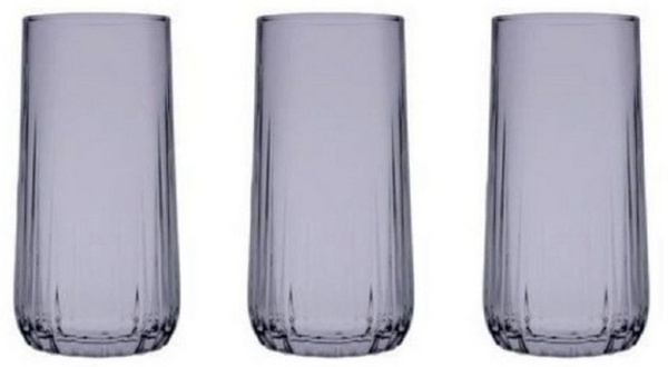 Pasabahce 420695 Nova Trinkglas Su Bardagi 3-teilig 360ML Grau Cocktailgläser Saftglas Bild 2