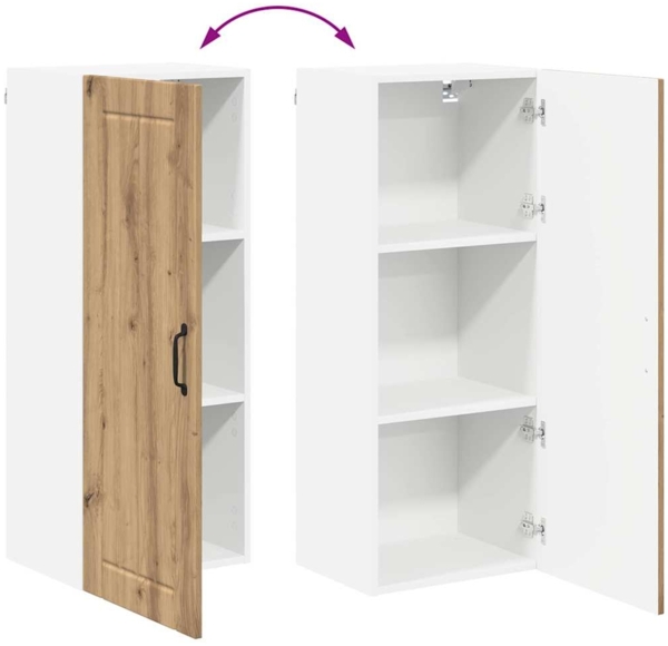 vidaXL Küchenschrank Artisan-Eiche 40 x 31 x 100 cm Holzwerkstoff 885124 Bild 10