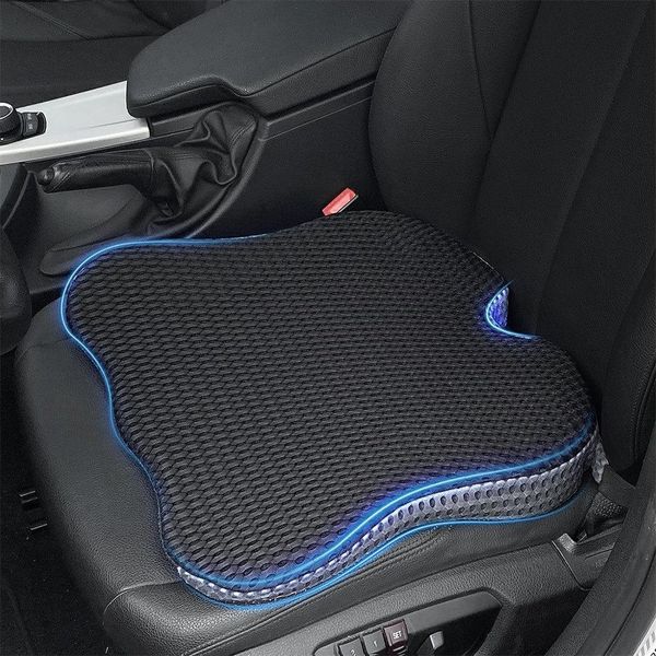 MOPUEA Sitzkissen Stuhlkissen Sitzkissen Autositz für Auto Ergonomisches Memory Foam, geeignet für das Fahren, das Sichtfeld durch erhöhte Rückenlehne