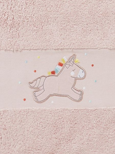 vertbaudet Strandtuch Kinder Handtuch EINHORN, Frottee (1-St)