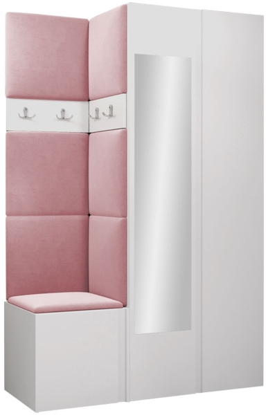 Garderoben-Set Monati XXVI (Farbe: Weiß, Manila 09)