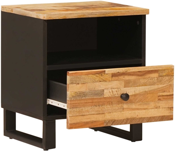 vidaXL Bettkasten Braun 40 x 33 x 46 cm Massivholz Mango 4018302