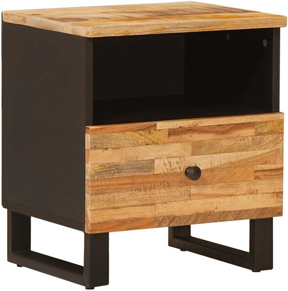 vidaXL Bettkasten Braun 40 x 33 x 46 cm Massivholz Mango 4018302