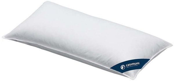 casimum Daunenkissen COMFORT Daunenkissen 80x80, Kissen 40x80, hergestellt in Deutschland, Füllung: 85 % Federn / 15 % Daunen, Klasse 1, Downpass zertifiziert, Bezug: 100 % Baumwolle, Rückenschläfer, Seitenschläfer, hergestellt in Deutschland, für Alle...