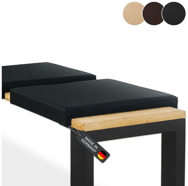 Lycce Bankauflage Bankkissen Klemmkissen Sitzkissen mit 2 Leisten, 40cm Klemmtiefe, (1 St), verrutscht nicht, mit Klemmfunktion, versch. Farben