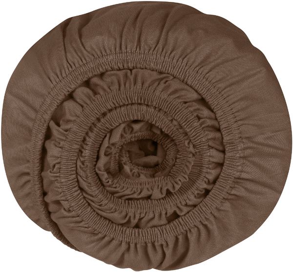 Schiesser Feinbiber Spannbettlaken Finni aus wärmender Baumwolle, Farbe:Taupe, Größe:90x200 cm Bild 2
