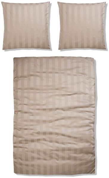 Leonique Bettwäsche Malia in Gr. 135x200 oder 155x220 cm, Mako-Satin, 2 teilig, zeitlose Bettwäsche aus Baumwolle, Bettwäsche in Mako-Satin-Qualität