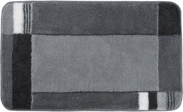 Kleine Wolke Badematte Padova, Höhe 20 mm, rutschhemmend beschichtet, fußbodenheizungsgeeignet, Kunstfaser, Badteppich, modernes Design, mit Bordüre, Kundenliebling Bild 3