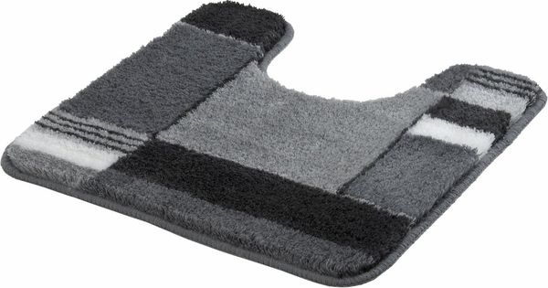 Kleine Wolke Badematte Padova, Höhe 20 mm, rutschhemmend beschichtet, fußbodenheizungsgeeignet, Kunstfaser, Badteppich, modernes Design, mit Bordüre, Kundenliebling Bild 2
