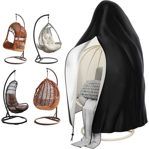 FELIXLEO Gartenmöbel-Schutzhülle Abdeckung für Hängesessel-Abdeckhauben mit Reißverschluss Abdeckhauben