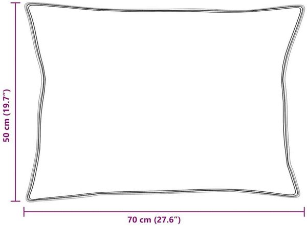 vidaXL Decke mit Kissen mit Kissen 3 pcs Weiß Mikrofaser 3378113 Bild 9