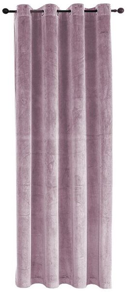 Haus und Deko Gardine Vorhang Ösen Verdunkelung 140x245 cm Samt weich blickdicht Gardine, Ösen (1 St), Polyester