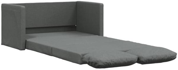 vidaXL Bodensofa mit Schlaffunktion Dunkelgrau 112x174x55 cm Stoff 353965