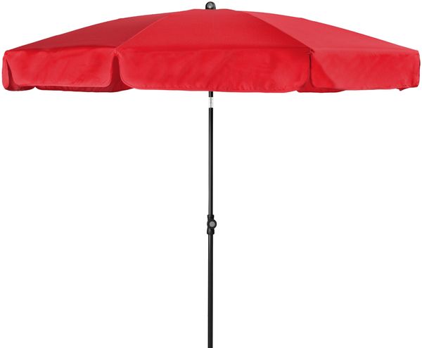 Doppler Sonnenschirm / Mittelstockschirm "Sunline Neo 200", rot, Ø 200 cm